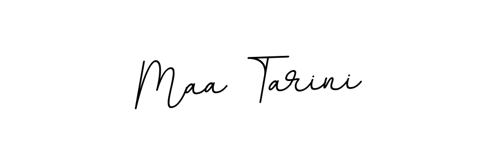 Make a beautiful signature design for name Maa Tarini. With this signature (BallpointsItalic-DORy9) style, you can create a handwritten signature for free. Maa Tarini signature style 11 images and pictures png