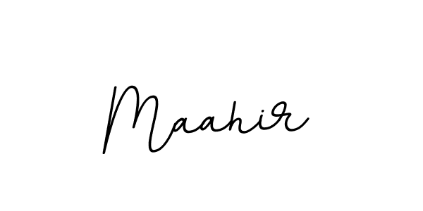 Design your own signature with our free online signature maker. With this signature software, you can create a handwritten (BallpointsItalic-DORy9) signature for name Maahir. Maahir signature style 11 images and pictures png