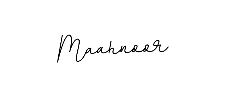 Design your own signature with our free online signature maker. With this signature software, you can create a handwritten (BallpointsItalic-DORy9) signature for name Maahnoor. Maahnoor signature style 11 images and pictures png