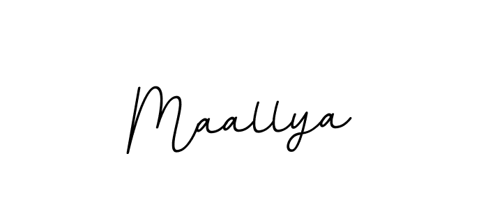 Maallya stylish signature style. Best Handwritten Sign (BallpointsItalic-DORy9) for my name. Handwritten Signature Collection Ideas for my name Maallya. Maallya signature style 11 images and pictures png