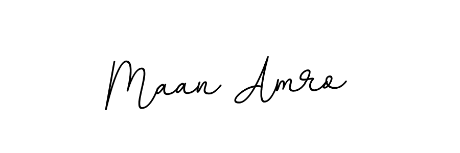 Create a beautiful signature design for name Maan Amro. With this signature (BallpointsItalic-DORy9) fonts, you can make a handwritten signature for free. Maan Amro signature style 11 images and pictures png