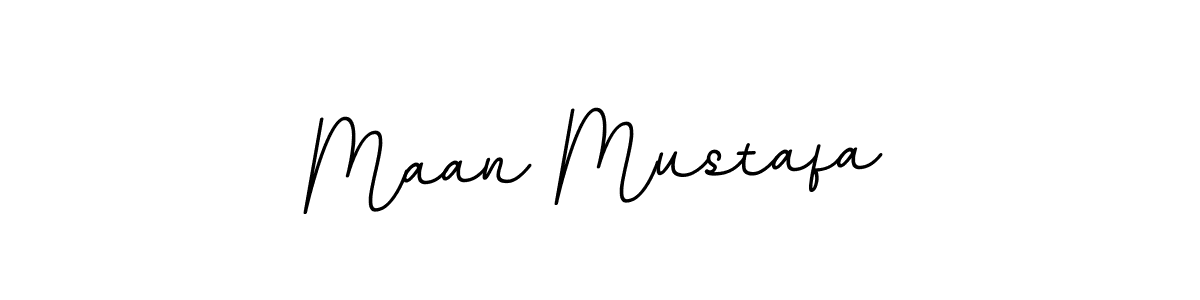 Make a beautiful signature design for name Maan Mustafa. With this signature (BallpointsItalic-DORy9) style, you can create a handwritten signature for free. Maan Mustafa signature style 11 images and pictures png