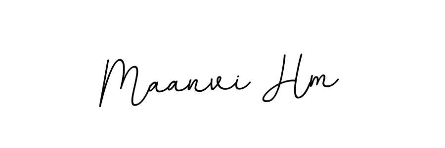 The best way (BallpointsItalic-DORy9) to make a short signature is to pick only two or three words in your name. The name Maanvi Hm include a total of six letters. For converting this name. Maanvi Hm signature style 11 images and pictures png