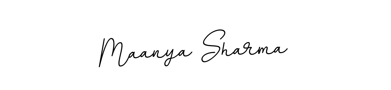 This is the best signature style for the Maanya Sharma name. Also you like these signature font (BallpointsItalic-DORy9). Mix name signature. Maanya Sharma signature style 11 images and pictures png