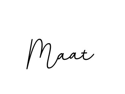 Maat stylish signature style. Best Handwritten Sign (BallpointsItalic-DORy9) for my name. Handwritten Signature Collection Ideas for my name Maat. Maat signature style 11 images and pictures png