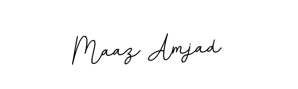 Make a beautiful signature design for name Maaz Amjad. Use this online signature maker to create a handwritten signature for free. Maaz Amjad signature style 11 images and pictures png