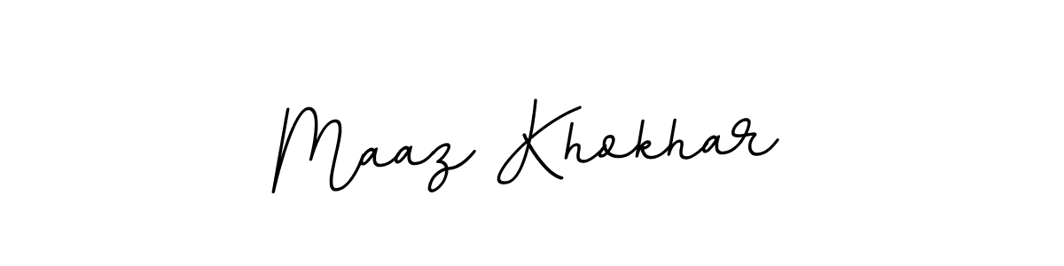 Make a beautiful signature design for name Maaz Khokhar. Use this online signature maker to create a handwritten signature for free. Maaz Khokhar signature style 11 images and pictures png