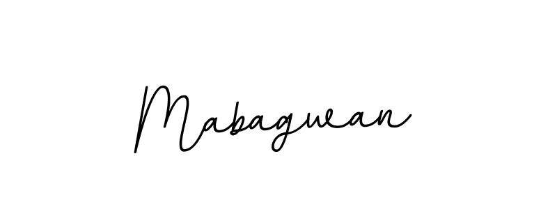 How to make Mabagwan name signature. Use BallpointsItalic-DORy9 style for creating short signs online. This is the latest handwritten sign. Mabagwan signature style 11 images and pictures png