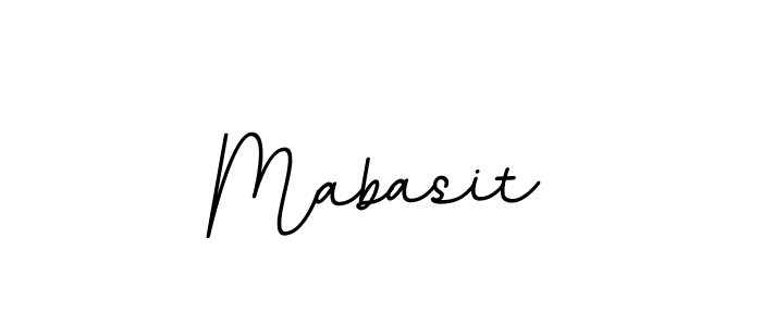 Make a beautiful signature design for name Mabasit. With this signature (BallpointsItalic-DORy9) style, you can create a handwritten signature for free. Mabasit signature style 11 images and pictures png