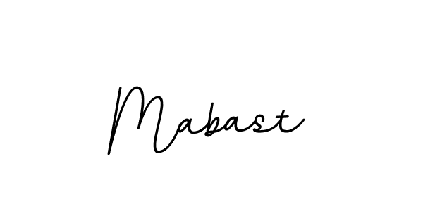 Design your own signature with our free online signature maker. With this signature software, you can create a handwritten (BallpointsItalic-DORy9) signature for name Mabast. Mabast signature style 11 images and pictures png