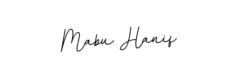 The best way (BallpointsItalic-DORy9) to make a short signature is to pick only two or three words in your name. The name Mabu Hanif include a total of six letters. For converting this name. Mabu Hanif signature style 11 images and pictures png
