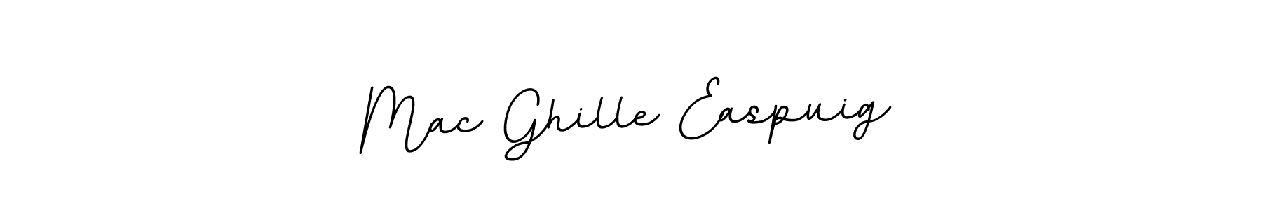 Design your own signature with our free online signature maker. With this signature software, you can create a handwritten (BallpointsItalic-DORy9) signature for name Mac Ghille Easpuig. Mac Ghille Easpuig signature style 11 images and pictures png