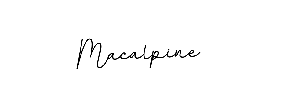 Make a beautiful signature design for name Macalpine. With this signature (BallpointsItalic-DORy9) style, you can create a handwritten signature for free. Macalpine signature style 11 images and pictures png