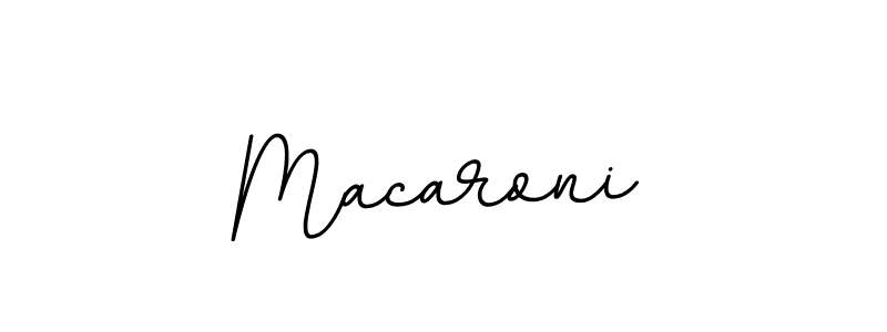 Make a beautiful signature design for name Macaroni. With this signature (BallpointsItalic-DORy9) style, you can create a handwritten signature for free. Macaroni signature style 11 images and pictures png