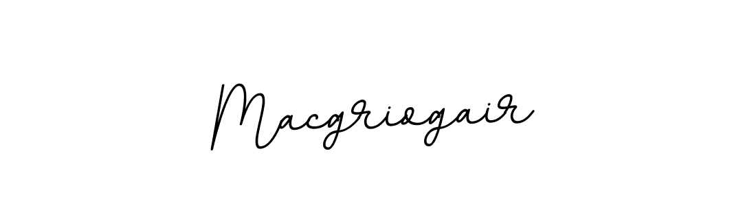 Make a beautiful signature design for name Macgriogair. With this signature (BallpointsItalic-DORy9) style, you can create a handwritten signature for free. Macgriogair signature style 11 images and pictures png