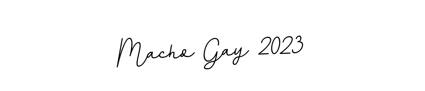 Also You can easily find your signature by using the search form. We will create Macho Gay 2023 name handwritten signature images for you free of cost using BallpointsItalic-DORy9 sign style. Macho Gay 2023 signature style 11 images and pictures png