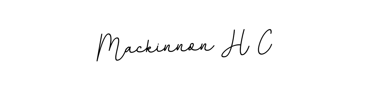 It looks lik you need a new signature style for name Mackinnon H C. Design unique handwritten (BallpointsItalic-DORy9) signature with our free signature maker in just a few clicks. Mackinnon H C signature style 11 images and pictures png