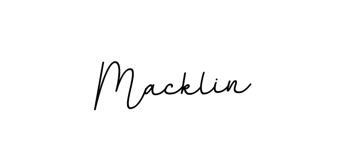 Create a beautiful signature design for name Macklin. With this signature (BallpointsItalic-DORy9) fonts, you can make a handwritten signature for free. Macklin signature style 11 images and pictures png