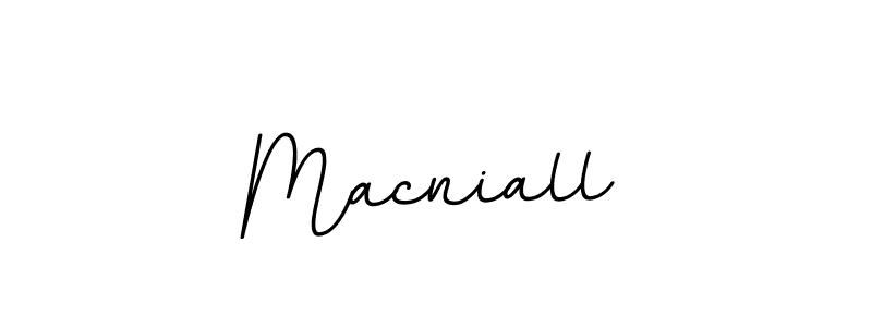 Create a beautiful signature design for name Macniall. With this signature (BallpointsItalic-DORy9) fonts, you can make a handwritten signature for free. Macniall signature style 11 images and pictures png