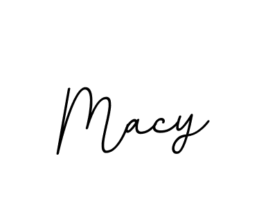 Create a beautiful signature design for name Macy. With this signature (BallpointsItalic-DORy9) fonts, you can make a handwritten signature for free. Macy signature style 11 images and pictures png