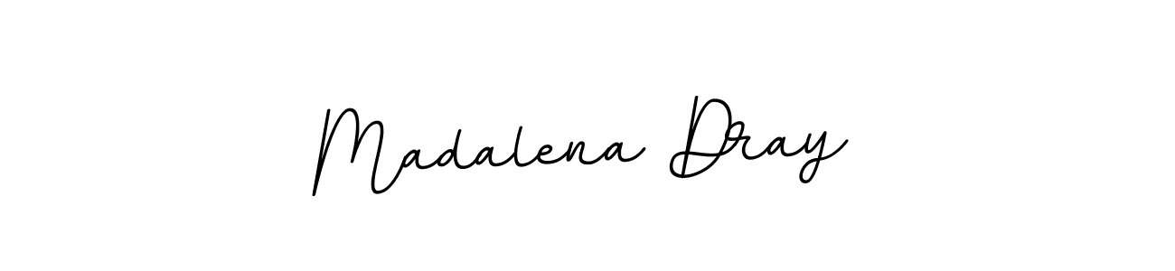 Use a signature maker to create a handwritten signature online. With this signature software, you can design (BallpointsItalic-DORy9) your own signature for name Madalena Dray. Madalena Dray signature style 11 images and pictures png