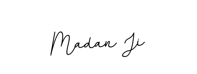 Make a beautiful signature design for name Madan Ji. With this signature (BallpointsItalic-DORy9) style, you can create a handwritten signature for free. Madan Ji signature style 11 images and pictures png