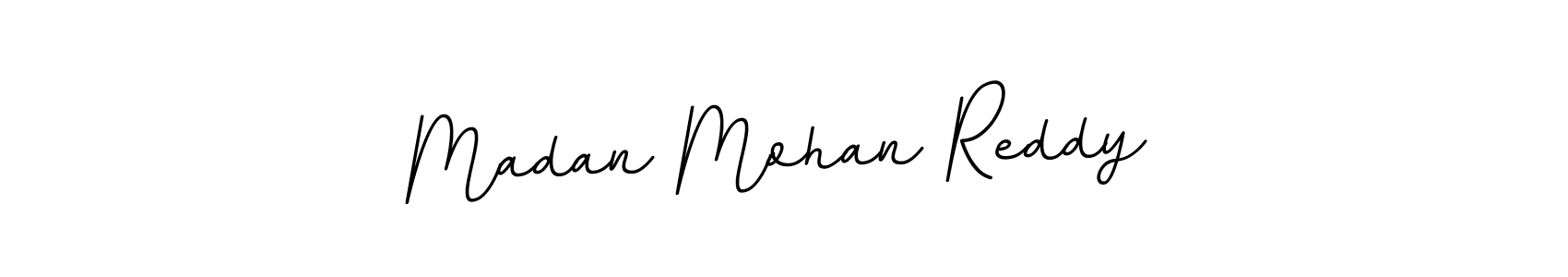 Make a beautiful signature design for name Madan Mohan Reddy. With this signature (BallpointsItalic-DORy9) style, you can create a handwritten signature for free. Madan Mohan Reddy signature style 11 images and pictures png