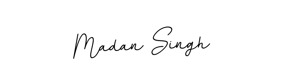 Madan Singh stylish signature style. Best Handwritten Sign (BallpointsItalic-DORy9) for my name. Handwritten Signature Collection Ideas for my name Madan Singh. Madan Singh signature style 11 images and pictures png