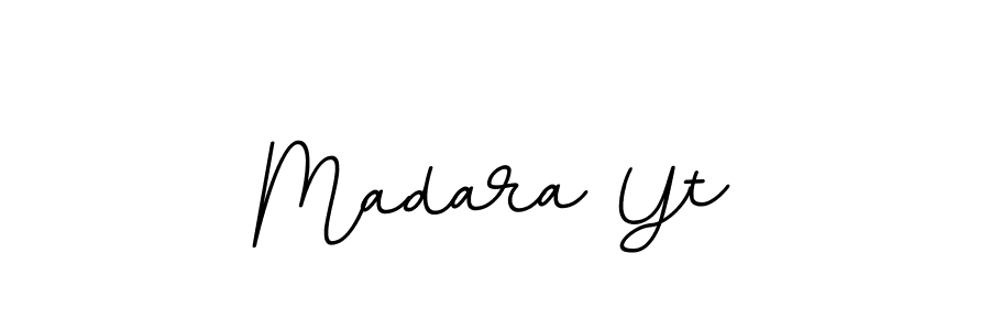 Make a beautiful signature design for name Madara Yt. With this signature (BallpointsItalic-DORy9) style, you can create a handwritten signature for free. Madara Yt signature style 11 images and pictures png