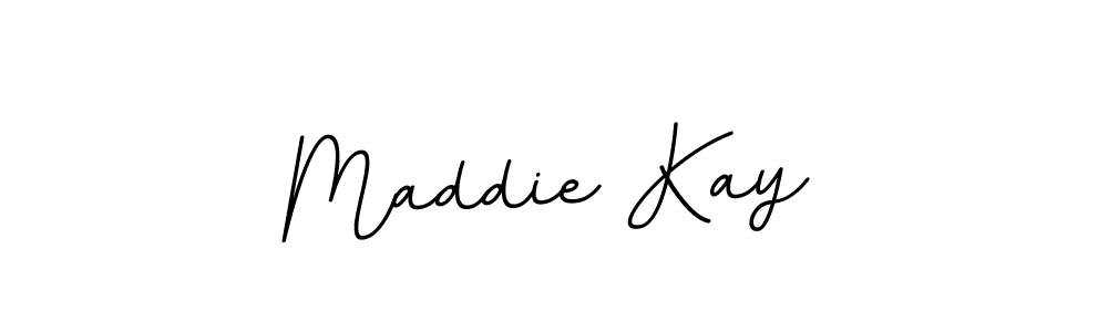 Create a beautiful signature design for name Maddie Kay. With this signature (BallpointsItalic-DORy9) fonts, you can make a handwritten signature for free. Maddie Kay signature style 11 images and pictures png