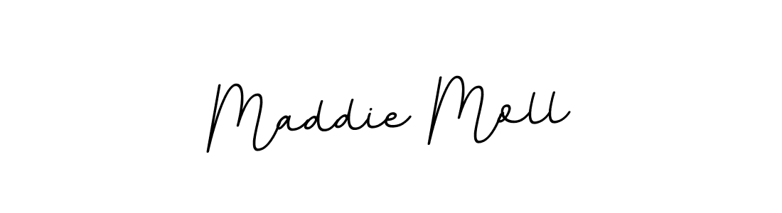 Create a beautiful signature design for name Maddie Moll. With this signature (BallpointsItalic-DORy9) fonts, you can make a handwritten signature for free. Maddie Moll signature style 11 images and pictures png