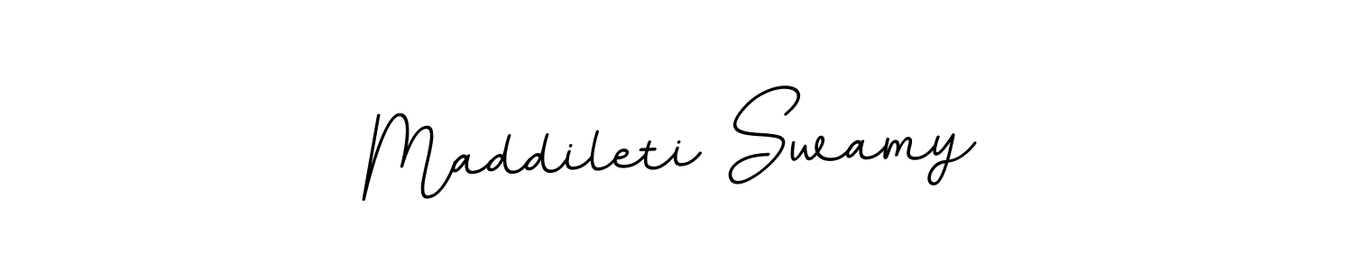 How to make Maddileti Swamy name signature. Use BallpointsItalic-DORy9 style for creating short signs online. This is the latest handwritten sign. Maddileti Swamy signature style 11 images and pictures png
