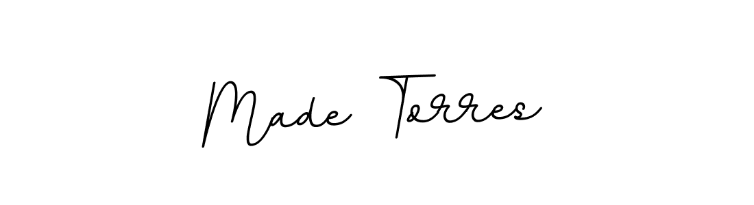 You should practise on your own different ways (BallpointsItalic-DORy9) to write your name (Made Torres) in signature. don't let someone else do it for you. Made Torres signature style 11 images and pictures png