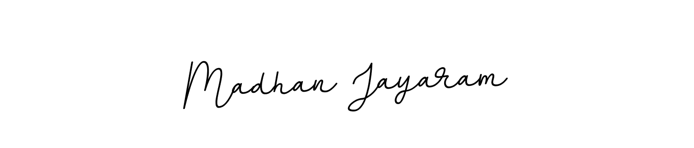 How to make Madhan Jayaram signature? BallpointsItalic-DORy9 is a professional autograph style. Create handwritten signature for Madhan Jayaram name. Madhan Jayaram signature style 11 images and pictures png