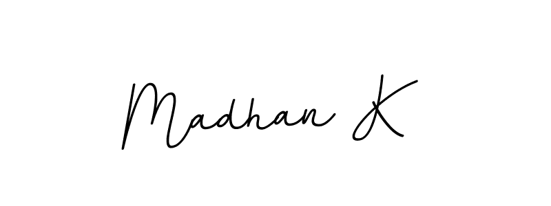 You can use this online signature creator to create a handwritten signature for the name Madhan K. This is the best online autograph maker. Madhan K signature style 11 images and pictures png