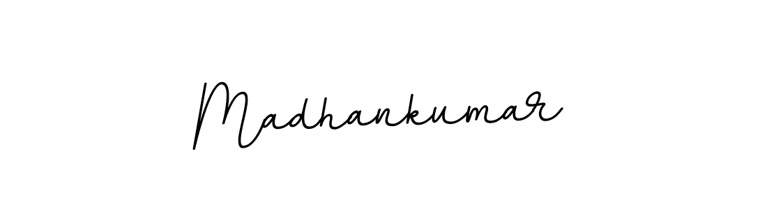 Madhankumar stylish signature style. Best Handwritten Sign (BallpointsItalic-DORy9) for my name. Handwritten Signature Collection Ideas for my name Madhankumar. Madhankumar signature style 11 images and pictures png