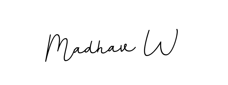 Similarly BallpointsItalic-DORy9 is the best handwritten signature design. Signature creator online .You can use it as an online autograph creator for name Madhav W. Madhav W signature style 11 images and pictures png