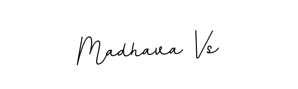 Create a beautiful signature design for name Madhava Vs. With this signature (BallpointsItalic-DORy9) fonts, you can make a handwritten signature for free. Madhava Vs signature style 11 images and pictures png