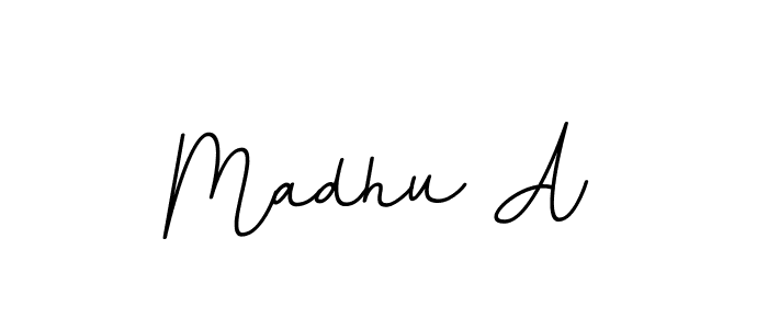Make a beautiful signature design for name Madhu A. Use this online signature maker to create a handwritten signature for free. Madhu A signature style 11 images and pictures png