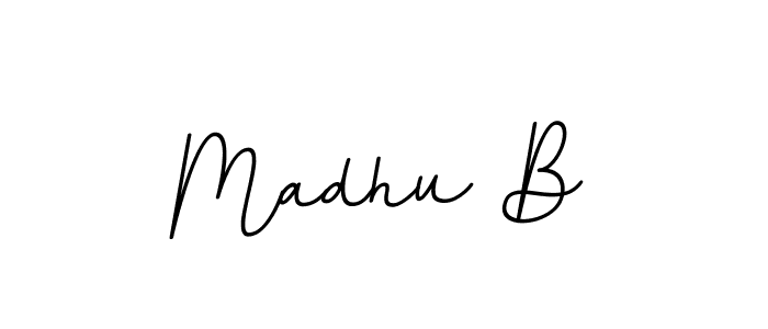 BallpointsItalic-DORy9 is a professional signature style that is perfect for those who want to add a touch of class to their signature. It is also a great choice for those who want to make their signature more unique. Get Madhu B name to fancy signature for free. Madhu B signature style 11 images and pictures png