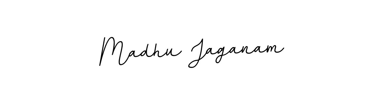 You should practise on your own different ways (BallpointsItalic-DORy9) to write your name (Madhu Jaganam) in signature. don't let someone else do it for you. Madhu Jaganam signature style 11 images and pictures png