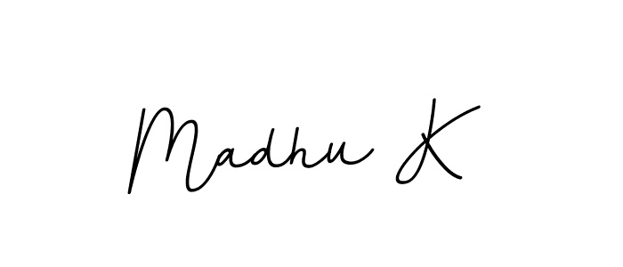 How to Draw Madhu K signature style? BallpointsItalic-DORy9 is a latest design signature styles for name Madhu K. Madhu K signature style 11 images and pictures png