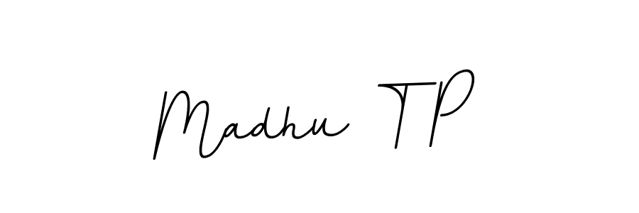 BallpointsItalic-DORy9 is a professional signature style that is perfect for those who want to add a touch of class to their signature. It is also a great choice for those who want to make their signature more unique. Get Madhu T P name to fancy signature for free. Madhu T P signature style 11 images and pictures png