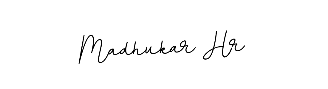 Madhukar Hr stylish signature style. Best Handwritten Sign (BallpointsItalic-DORy9) for my name. Handwritten Signature Collection Ideas for my name Madhukar Hr. Madhukar Hr signature style 11 images and pictures png