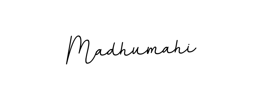 Use a signature maker to create a handwritten signature online. With this signature software, you can design (BallpointsItalic-DORy9) your own signature for name Madhumahi. Madhumahi signature style 11 images and pictures png