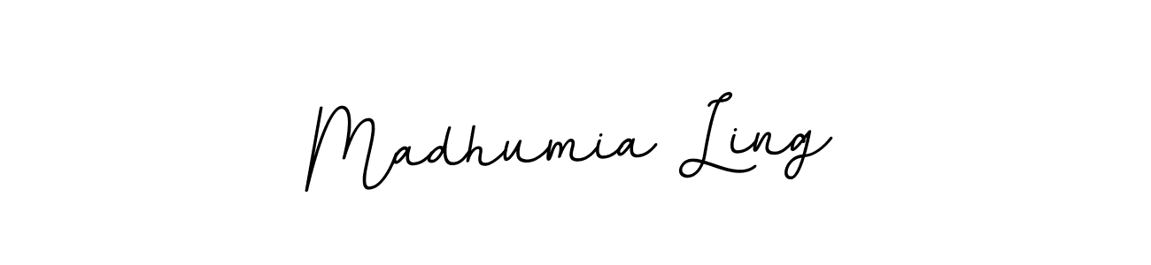 BallpointsItalic-DORy9 is a professional signature style that is perfect for those who want to add a touch of class to their signature. It is also a great choice for those who want to make their signature more unique. Get Madhumia Ling name to fancy signature for free. Madhumia Ling signature style 11 images and pictures png