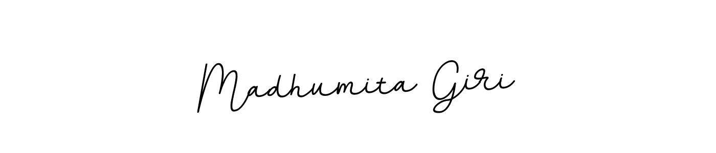 Use a signature maker to create a handwritten signature online. With this signature software, you can design (BallpointsItalic-DORy9) your own signature for name Madhumita Giri. Madhumita Giri signature style 11 images and pictures png