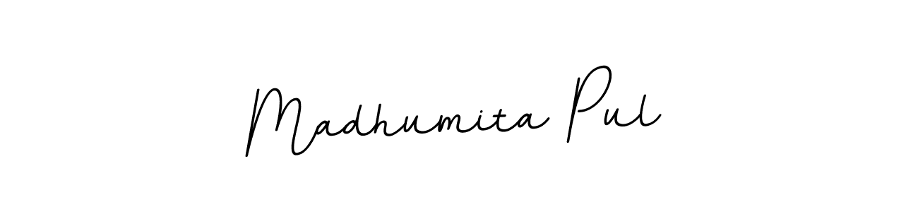 Make a beautiful signature design for name Madhumita Pul. With this signature (BallpointsItalic-DORy9) style, you can create a handwritten signature for free. Madhumita Pul signature style 11 images and pictures png