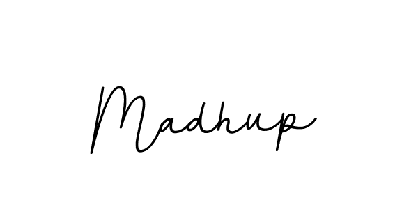 Make a beautiful signature design for name Madhup. With this signature (BallpointsItalic-DORy9) style, you can create a handwritten signature for free. Madhup signature style 11 images and pictures png
