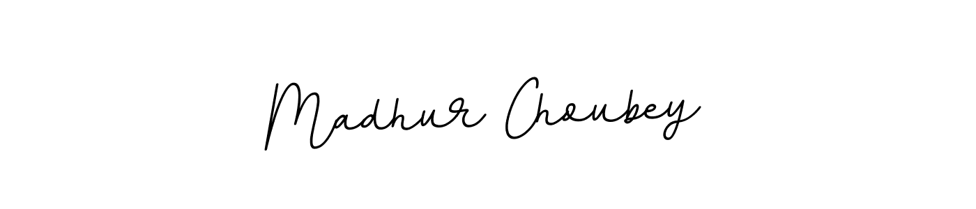 if you are searching for the best signature style for your name Madhur Choubey. so please give up your signature search. here we have designed multiple signature styles  using BallpointsItalic-DORy9. Madhur Choubey signature style 11 images and pictures png